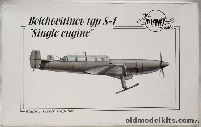 Planet Models 1/72 Bolchovitinov typ S-1 - Single Engine, 118 plastic model kit