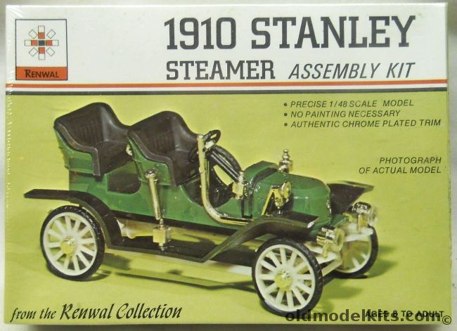Renwal 1/48 1910 Stanley Steamer - O  Scale, 132 plastic model kit