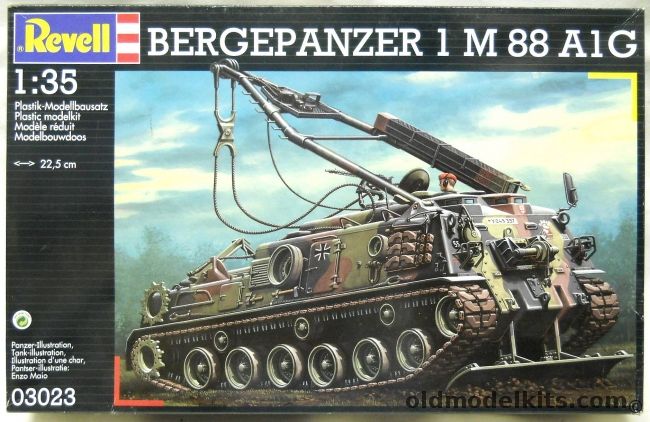 Revell 1/35 Bergepanzer 1 M88 A1G - Four Different German Units, 03023 plastic model kit