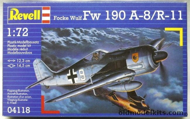 Revell 1/72 Focke Wulf FW-190 A-8/R-11, 04118 plastic model kit