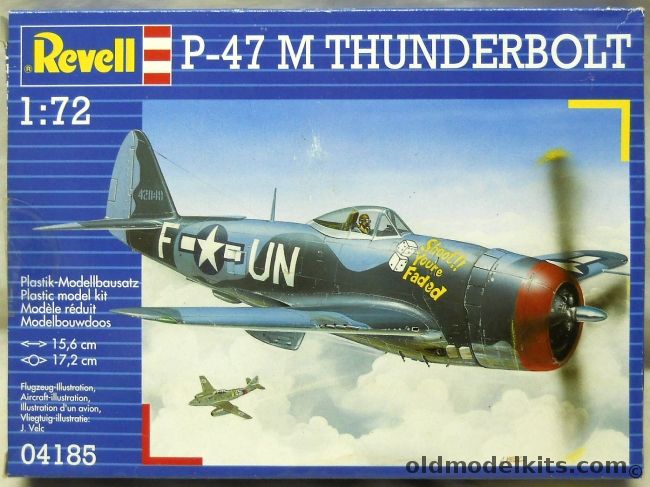 Revell 1/72 Republic P-47 M Thunderbolt - USAAF 56th Fighter Group, 04185 plastic model kit