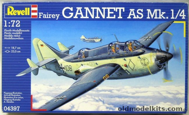 Revell 1/72 Fairey Gannet AS Mk.1/4, 04397 plastic model kit
