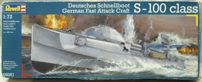 Revell 1/72 S-100 Class German Fast Attack Craft, 05051 plastic model kit