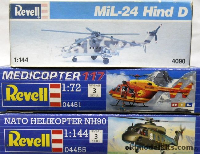 Revell 1/72 TWO Medicopter 117, 04451 plastic model kit