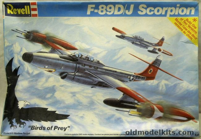 Revell 1/48 F-89D/J Scorpion -  F-89D or F-89J Versions - (F-89), 4548 plastic model kit