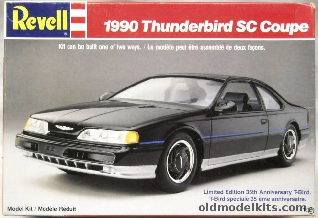 Revell 1/25 1990 Ford Thunderbird SC Coupe - Limited Edition 35th Anniversary T-Bird - Stock or Aero Versions, 7184 plastic model kit