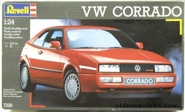 Revell 1/24 VW Corrado - Sports Car, 7329 plastic model kit