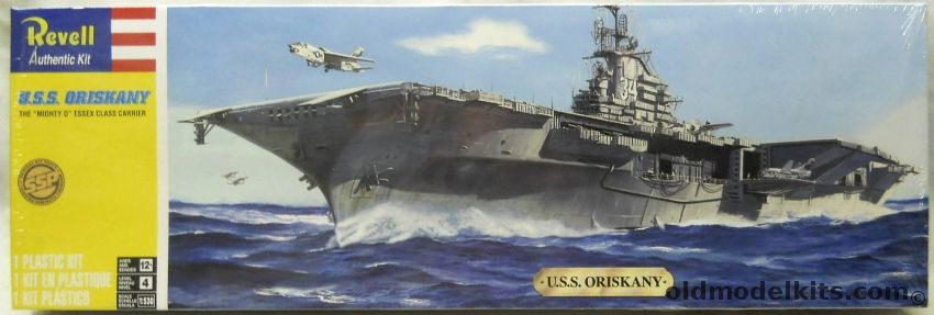 Revell 1/500 USS Oriskany Aircraft Carrier - Essex Class Angled Deck, 85-0318 plastic model kit