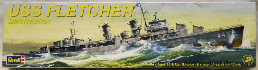 Revell 1/306 USS Fletcher Destroyer - With Hull Numbers for Any Fletcher Class DD, 85-3021 plastic model kit