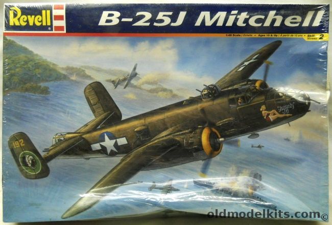 Revell 1/48 North American B-25J Mitchell - (ex Monogram), 85-5512 plastic model kit
