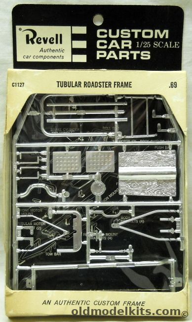 Revell 1/25 Tubular Roadster Frame, C1127 plastic model kit