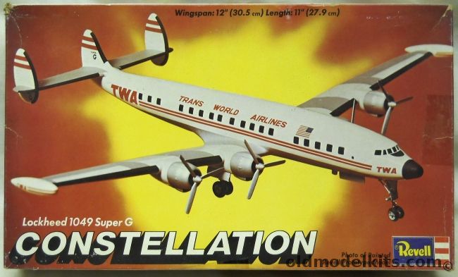 Revell 1/128 Lockheed 1049 Super G Constellation - TWA, H167 plastic model kit
