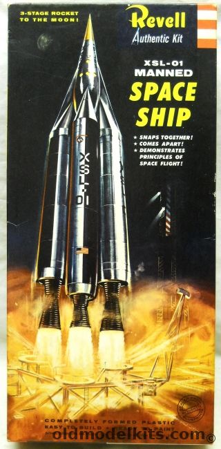 Revell 1/96 XSL-01 Manned Space Ship - 'S' Issue, H1800-198 plastic model kit