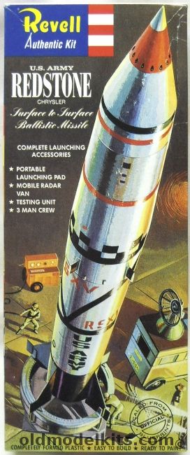 Revell 1/110 US Army Redstone Rocket, H1832-79 plastic model kit