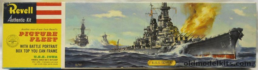 Revell 1/535 USS Iowa BB61 Battleship - Picture Fleet Issue, H369-198 plastic model kit