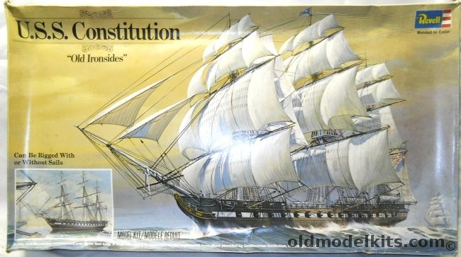 Revell 1/96 USS Constitution Old Ironsides - With Sails, H398 plastic model kit
