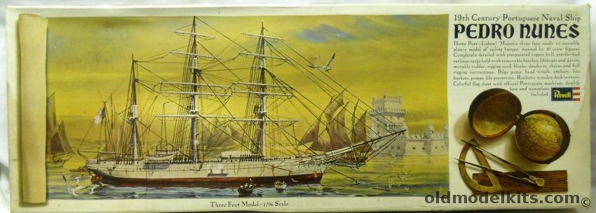 Revell 1/96 Pedro Nunes - 19th Century Portuguese Naval Ship, H399-1000 plastic model kit