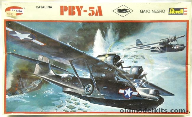 Revell 1/72 PBY-5A Catalina Black Cat - Lodela Issue, RH211 plastic model kit