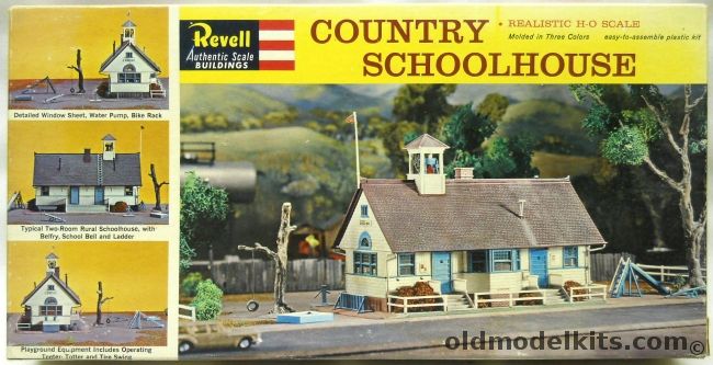 Revell 1/87 Country Schoolhouse - HO Scale, T9036-298 plastic model kit