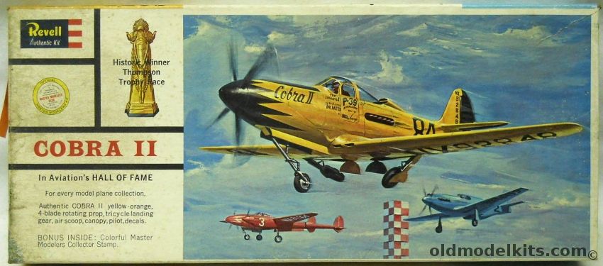 Revell 1/45 Cobra II P-39 Airacobra - Thompson Trophy Racing Aircraft - Master Modelers Issue, H144-98 plastic model kit