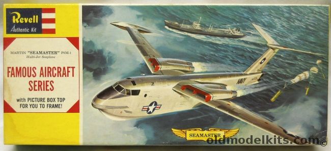 Revell 1/136 Martin P6M-1 Seamaster - Famous Aircraft Series Issue - (P6M1), H176-98 plastic model kit