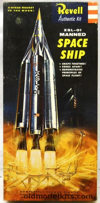 Revell 1/96 XSL-01 Manned Space Ship - 'S' Issue, H1800-198 plastic model kit