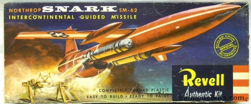 Revell 1/80 Northrop SM-62 Snark - Intercontinental Guided Missile - 'S' Issue, H1801-89 plastic model kit