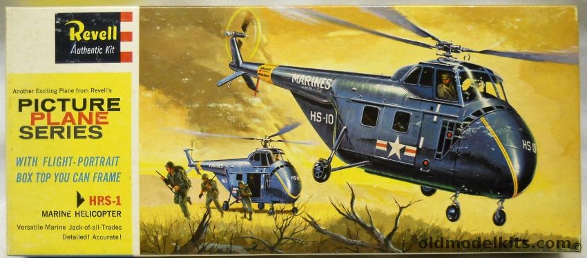 Revell 1/48 HRS-1 Marine Helicopter - Picture Plane Series, H181-130 plastic model kit