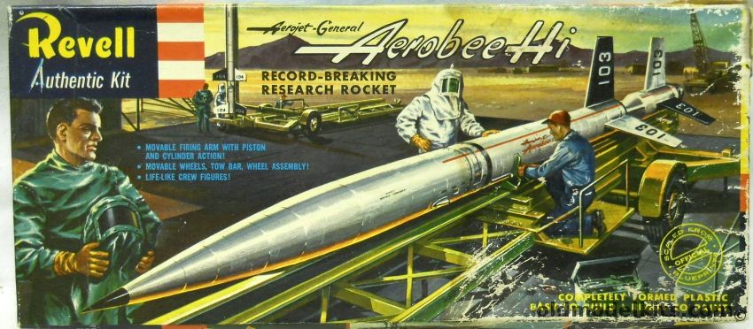 Revell 1/40 Aerobee Hi Missile - 'S' Issue, H1814-98 plastic model kit