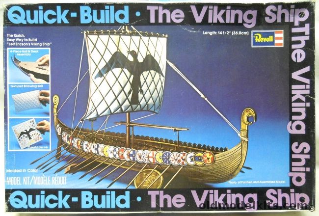 Revell The Viking Ship - Leif Ericson, H326 plastic model kit