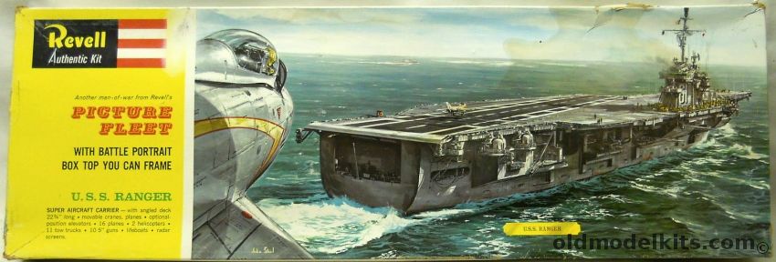 Revell 1/542 CV-61 USS Ranger Aircraft Carrier - Picture Fleet Issue, H360 plastic model kit