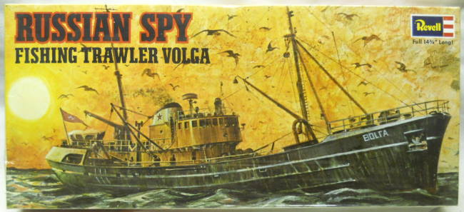 Revell Russian Spy Fishing Trawler Volga, H379 plastic model kit