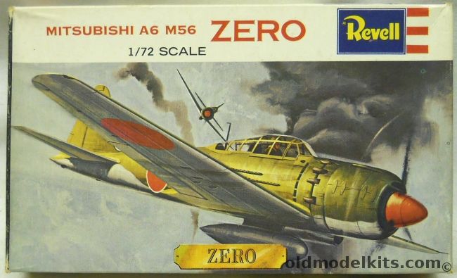 Revell 1/72 Mitsubishi A6M56 Zero - Great Britain Issue - (A6M5C), H617 plastic model kit
