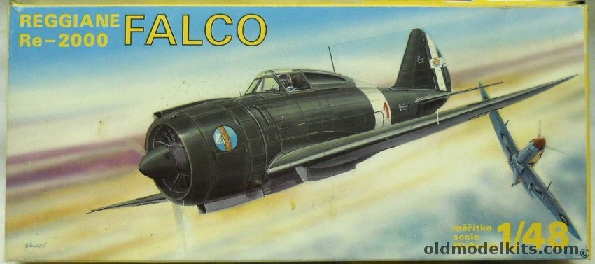 SMER 1/48 Reggiane Re-2000 Falco - Italian Air Force, 118 plastic model kit
