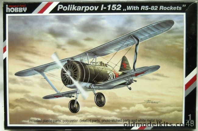 Special Hobby 1/48 Polikarpov I-152 - With RS-82 Rockets, SH48060 plastic model kit