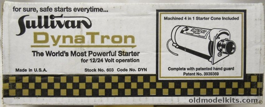 Sullivan Dynatron Engine Starter - The Worlds Most Powerful Starter, 603 plastic model kit