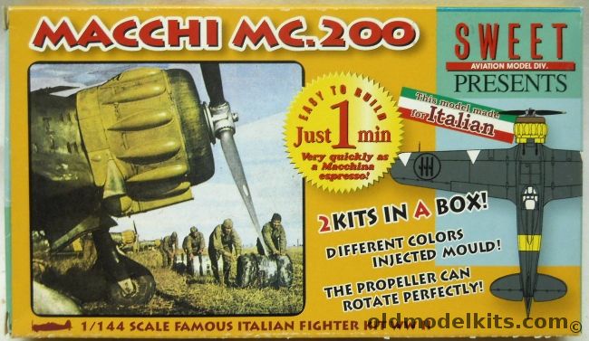 Sweet 1/144 Macchi MC-200, 14101 plastic model kit