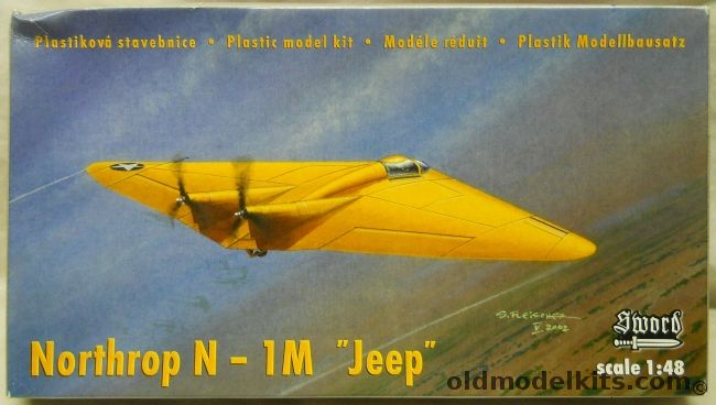 Sword 1/48 Northrop N-1M Jeep - Flying Wing, SW48003 plastic model kit