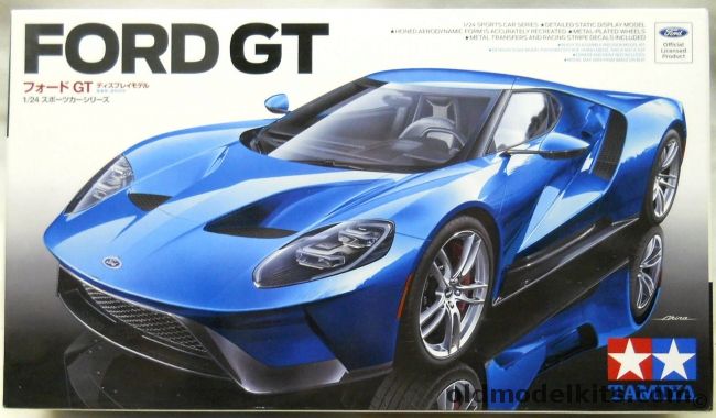 Tamiya 1/24 Ford GT - With K&S Photoetched Brass Mesh Screen, 24346 plastic model kit
