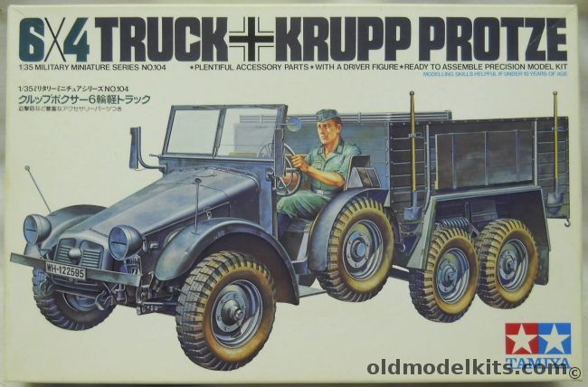 Tamiya 1/35 6x4 Truck Krupp Protze, 35104 plastic model kit
