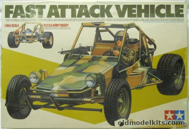 Tamiya 1/10 Fast Attack Vehicle - US Army Buggy Radio Control - R/C, 5846 plastic model kit
