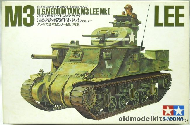 Tamiya 1/35 M3 Lee Tank, MM139 plastic model kit