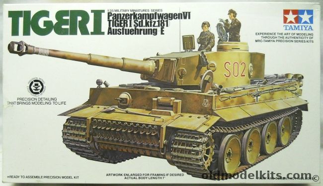 Tamiya 1/35 Tiger I Sd.Kfz. 181 Ausf E, MM156A plastic model kit