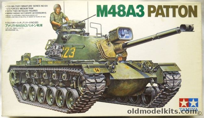 Tamiya 1/35 M48A3 Patton, MM220 plastic model kit