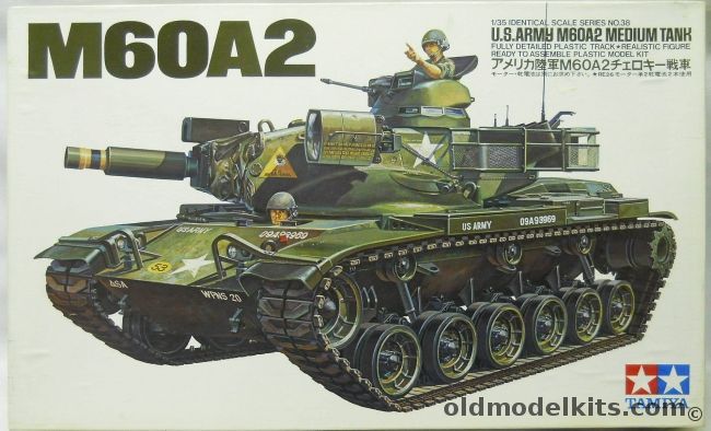 Tamiya 1/35 M60A2 US Army Medium Tank Motorized, MT138 plastic model kit