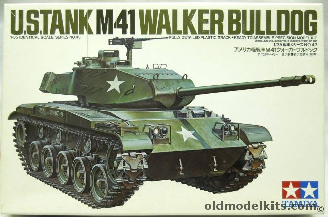 Tamiya 1/35 M41 Walker Bulldog Motorized - (M-41), MT143 plastic model kit