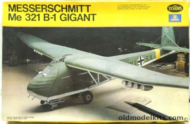 Testors 1/72 Messerschmitt Me-321 B-1 Gigant, 865 plastic model kit