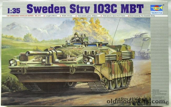 Trumpeter 1/35 Sweden Strv 103C MBT, 00310 plastic model kit