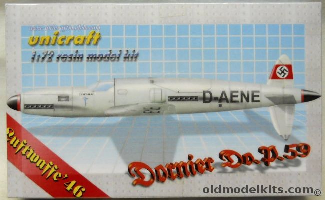 Unicraft 1/72 Dornier Do P.59 - (Do P59) plastic model kit