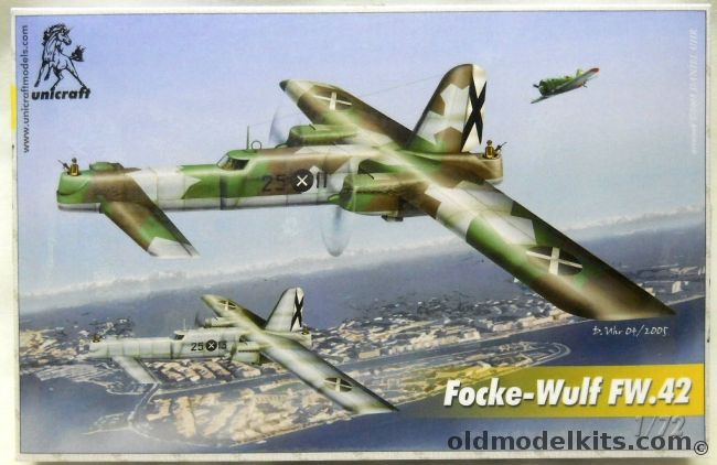 Unicraft 1/72 Focke-Wulf Fw-42 plastic model kit